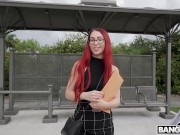 BANGBROS - Leo Babe Starts Gagging On Jax Slayher's Huge Dick And Soon Gets Her Tight Hole Fucked 1/16