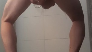 Playing in the shower