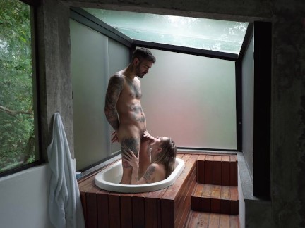 Fucking in the SPA with the risk of getting caught! - SammmNextDoor Date Night #29