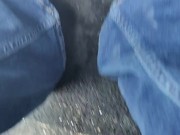 After work sweaty sock & shoe removal before I start pedal pumping with natural toe nails 3/16