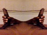 2 Big Black Cocks 3/16