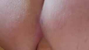 Tgirl rides big dildo!!