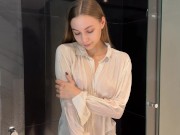 Transparent White Shirt Dry vs Wet 13/16