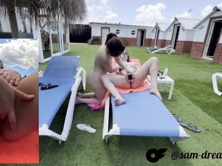 My straight friend let me fuck her in exchange for paying for her vacation