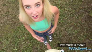 Public Agent Hot USA tourist college girl in Czech Republic asks for directions and ends up fucking a big dick outdoors