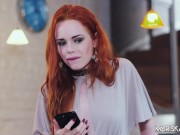 MARISKAX Redhead Ella Hughes fucks a huge cock 2/16