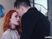 MARISKAX Redhead Ella Hughes fucks a huge cock 3/16