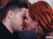 MARISKAX Redhead Ella Hughes fucks a huge cock 6/16
