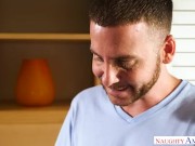 Vixen in Red Dress Gets Her Cunt Worshipped by a Hot Stud 4/16