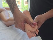 I GO TO A SPA TO GET A MASSAGE AND END UP FUCKING THE MASSEUSE 9/16