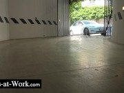 Lesbian sex and strap on at work 1/16