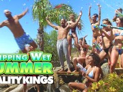 REALITY KINGS - The Wildest Pornstars Enjoy Their Last Day In The Project DTF House With A Big Orgy