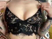 shaking and teasing my boobs