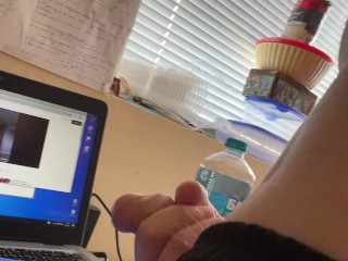 Trying to make my penis pee cum