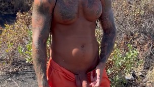 Piss In The Forest🥵A Guy Discover Me🤯