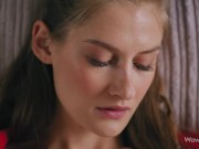 WOWGIRLS Gorgeous Hungarian model Tiffany Tatum getting horny and playing with her pussy 3/16