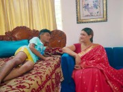 Indian sexy chachi fucked hard by a teenage boy 3/16