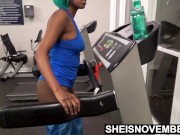 Small Ebony Goth Whore Sweaty Pussy Fucked Rough Doggystyle And POV Blowjob On Public Sheisnovember 10/16