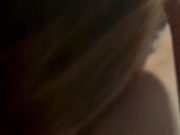 Hot lesbian swallows cum for first time! 7/16