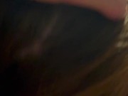 Swallowing the whole load like a good girl. College teen blowjob 3/16