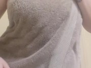 Dancing off a towel, naked dancing 2/16