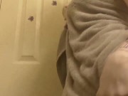 Dancing off a towel, naked dancing 3/16