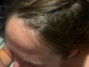 Fix my fridge I’ll suck your cock. Hot MILF sucks repair guys dick 10/16