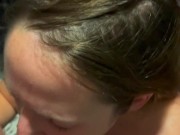 Fix my fridge I’ll suck your cock. Hot MILF sucks repair guys dick 8/16