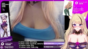 [ASMR] Streamer hace cosplay de Marin Kitagawa y se toca las TETAS en directo