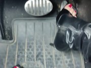 Hard pumping grinding stomping on my gas pedal with my stiletto boots 11/16