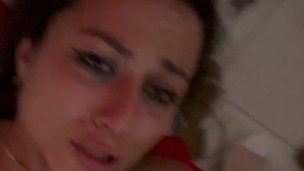 Horny Italian gets Fucked in Pov, and cumshot in her mouth