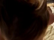 Hot redhead girlfriend deepthroats boyfriend’s big cock & gets massive facial (TRAILER) 5/16