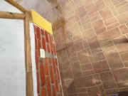 The client gets excited watching me wash his motorcycle in little shorts. Hard sex and cum in mouth 16/16