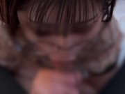 メガネの女の子が口の中にみるくがたくさん放出されちゃう♡ 15/16