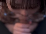 メガネの女の子が口の中にみるくがたくさん放出されちゃう♡ 6/16