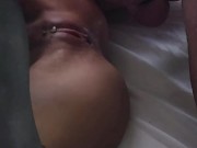 Having fun with my swinger friends on the hotel terrace 6/16