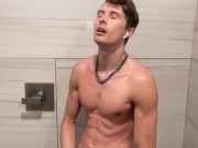 Came in the gym shower and almost got caught 8/16