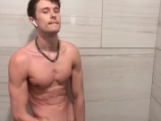 Came in the gym shower and almost got caught 9/16