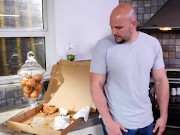 Kitchen Becomes a Playground as the Horny Latina Satisfies Her Hunger 2/16