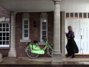 Busty blonde girls playing with a hard dick in the bathtub 2/16