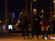 Amanda Luxor accepts the challenge and finds random guys to fuck in the street 6/16