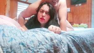 Hot stepmom is caught with a morning fuck while being unfaithful to her cuckold husband