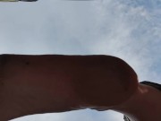 Dirty soles from stepping on lit cigarettes all day 10/16