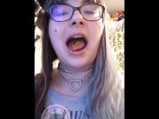 Making a tiny a quick snack 11/16