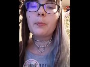 Making a tiny a quick snack 7/16