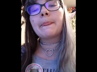 Making a tiny a quick snack