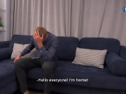 My cute stepsis comforts my huge dick after my girlfriend cheated on me 1/16