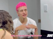 TRÍO LÉSBICO! Se daban lengua una tras otra hasta venirse. Húmedas y orgásmicas 4/16