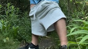 OMG SO MUCH NUT WHEN I JERKED OFF IN NATURE!!