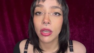 Drooling Long Tongue JOI with Countdown CUM IN MY MOUTH!